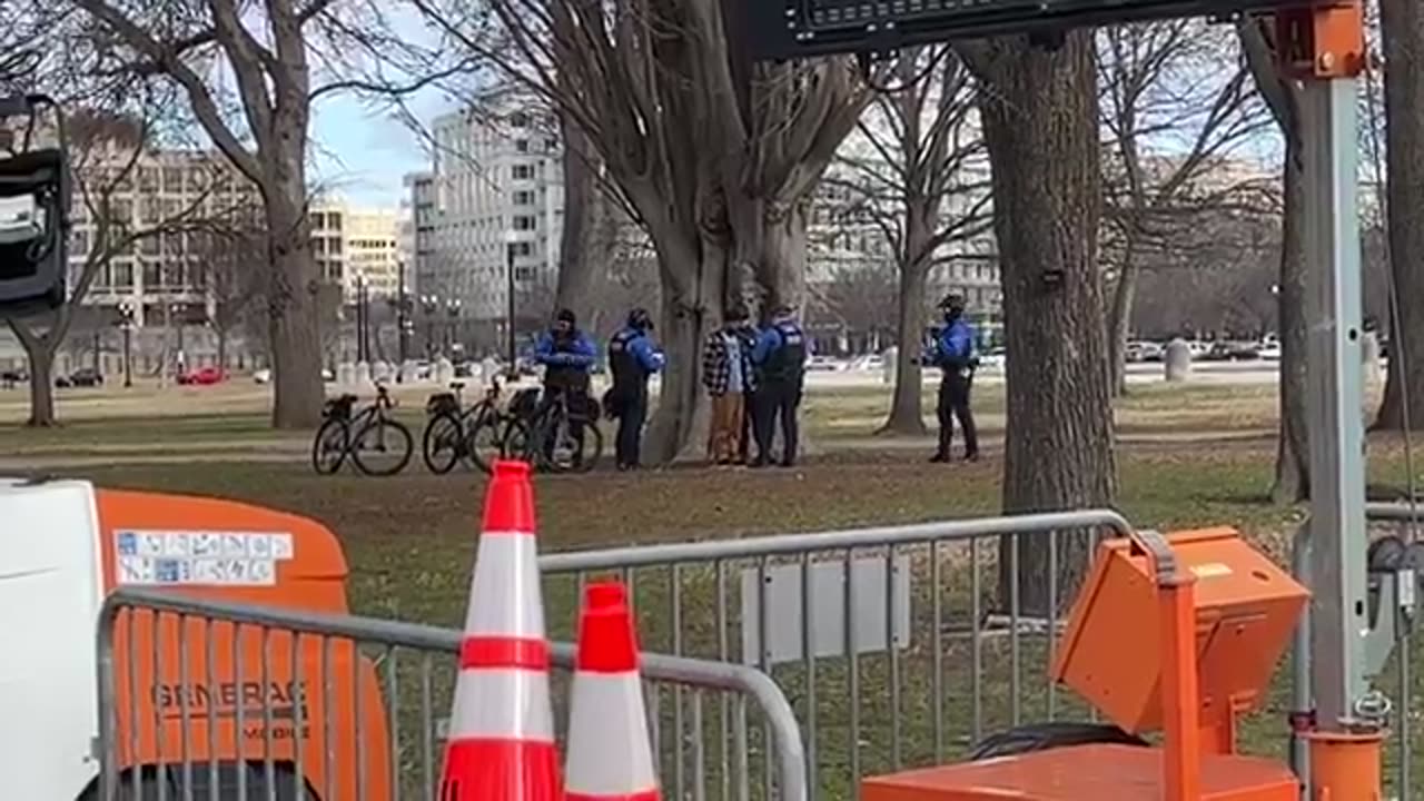 SUSPECT IN CUSTODY AFTER DRIVING ONTO US CAPITOL SIDEWALK