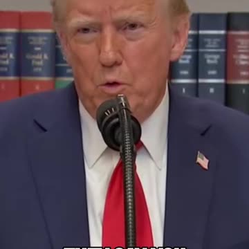 Trump On Unlocking Water for California Farmers