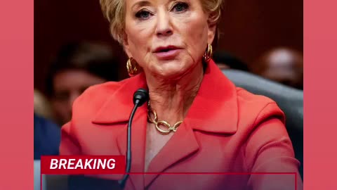 Congratulations to linda mcmahon getting part SofD part trump cabinets pick 👏 👍 03/5/25