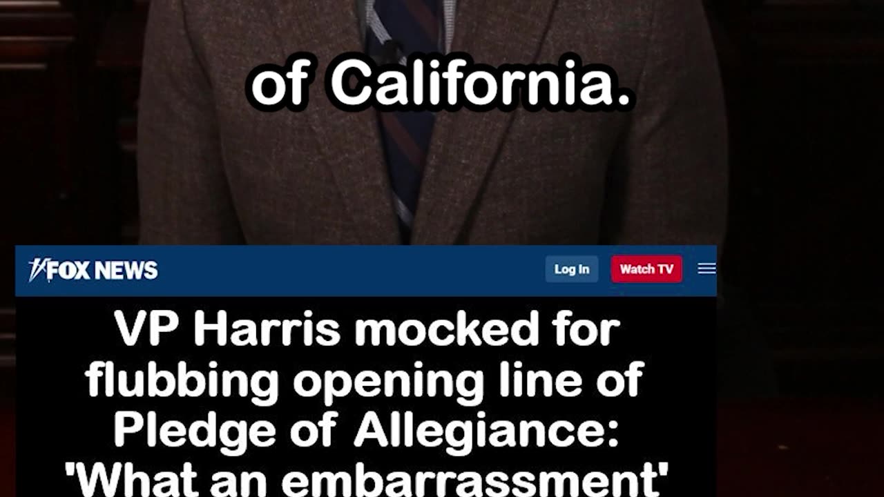 Kamala Harris FLUBS Pledge of Allegiance During Swearing In