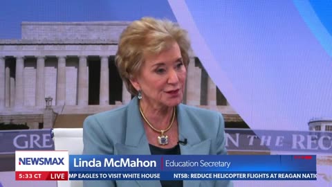 Linda McMahon: "We have to spend more time on our teacher education."