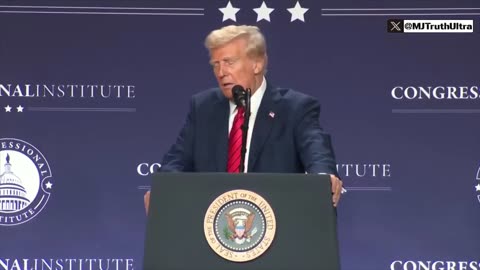 President Trump drops a hint about abolishing income tax.