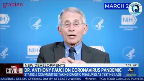 A. FAUCI vient d'être gracié à la dernière minute par le légume...