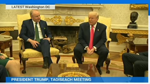 Irish Leader Micheál Martin Meets with President Trump to Discuss Trade, Peace, and Rosie O’Donnell