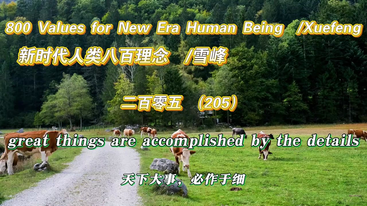 800 Values for New Era Human Being(205)