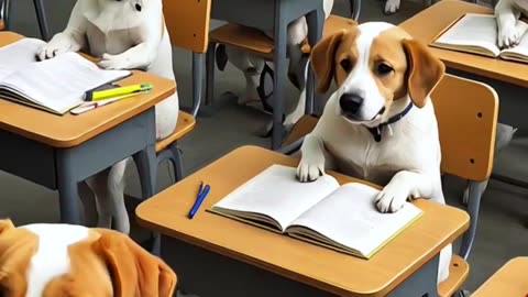 Student baby dog 😂😂