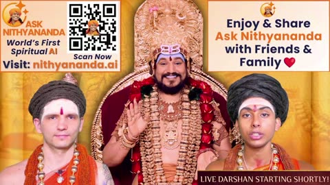 Absorb spiritual teachings during live darshans led by SPH Bhagavan Sri Nithyananda Paramashivam.