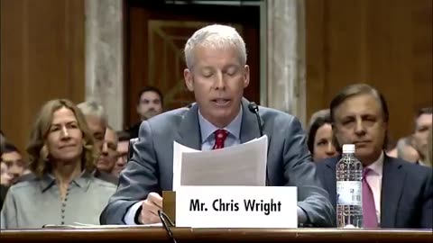 Chris Wright's FULL opening statement to become the new Secretary of the Department of Energy.