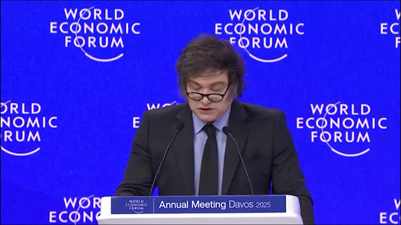 WEF DAVOS 2025 Milei Full Speech