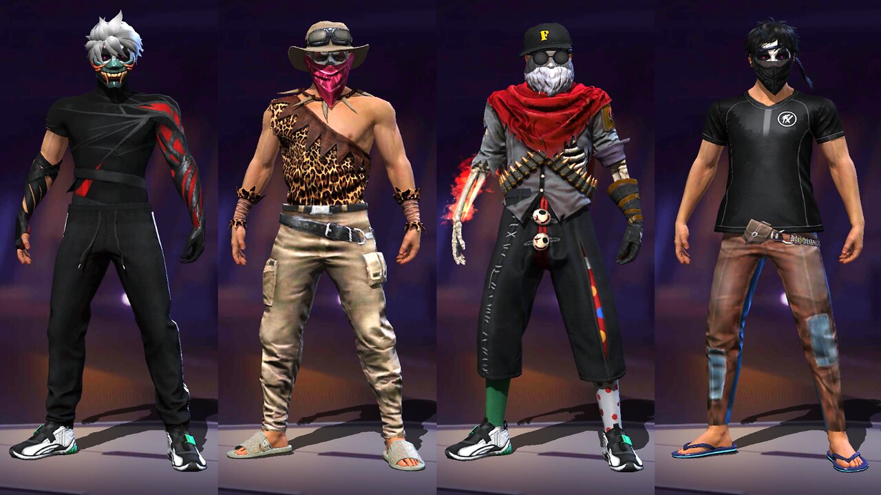 Free Fire skins that will make you look like a real professional!