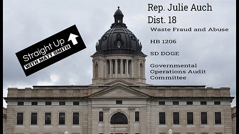 Political Musings Under the Dark Dome with Rep. Julie Auch Dist. 18