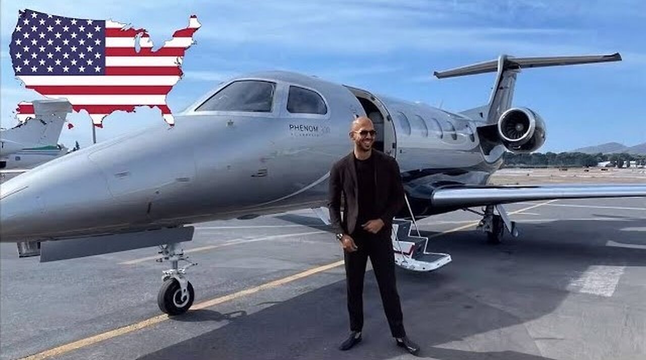 Andrew Tate spends $100k on Private Jet Wifi during return to America