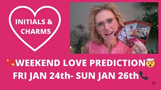 💘I'M FALLING FOR YOU😲❤️‍🔥BLOWN AWAY FIRST IMPRESSIONS🤯💥WEEKEND LOVE TAROT📞💌💖JAN 24th- JAN 26th 2025