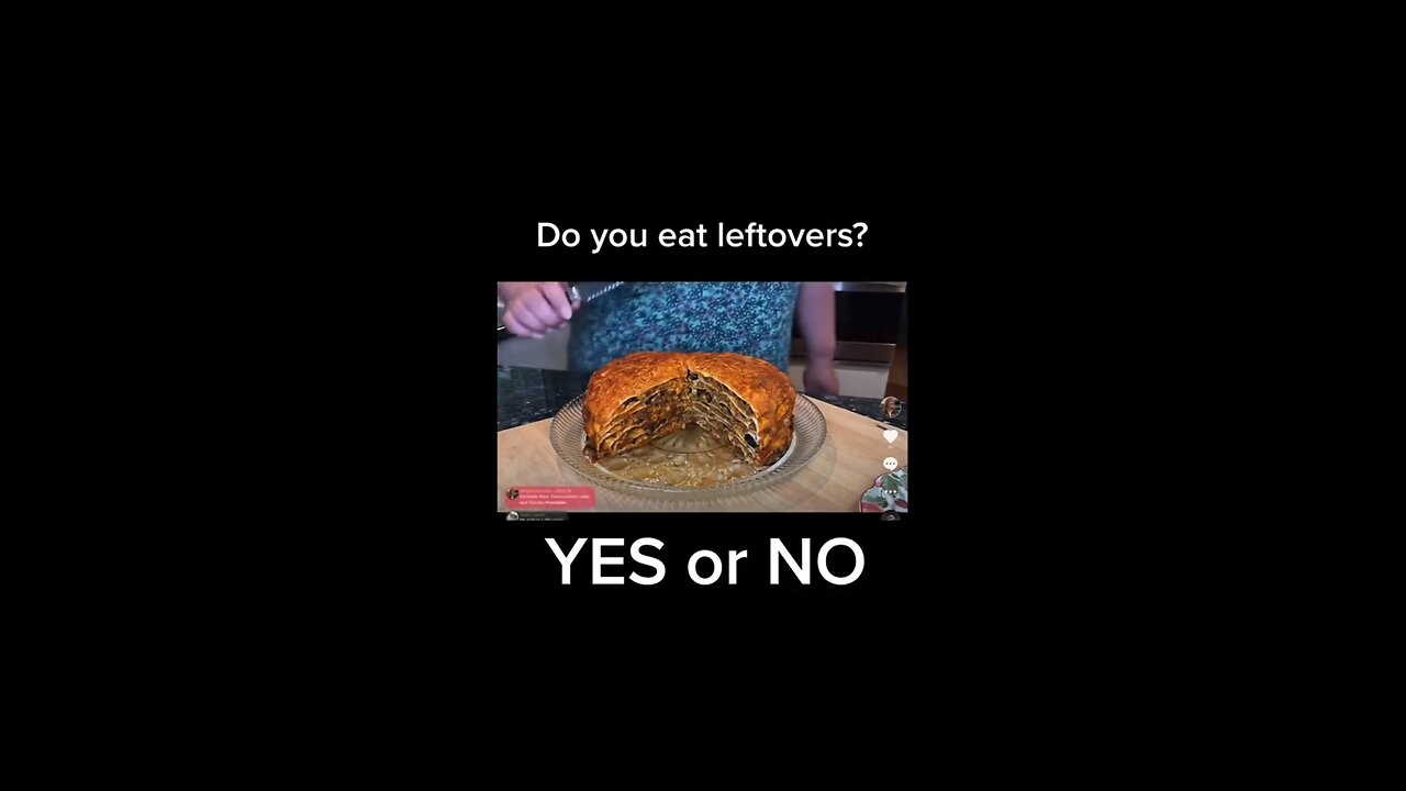 Do you eat leftovers?