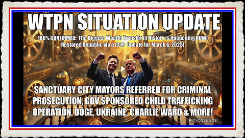 SANCTUARY CITY MAYORS, CHARLIE WARD, CHILD TRAFFICKING, DOGE, UKRAINE MORE.