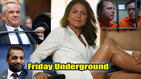 Friday Underground! Hearings Expose Senate?! Colbert begged for a Pardon Live.