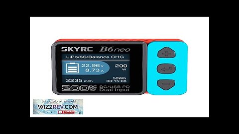 SKYRC B6 NEO B6NEO Smart Charger DC 200W PD 80W LiPo Battery Review