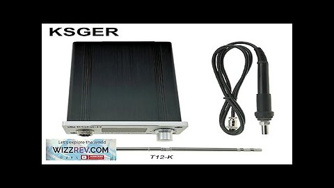 KSGER T12 STM32 OLED DIY Kit Constant Temperature Soldering Station 150-480°C Range Review