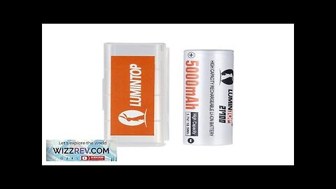 2Pcs Lumintop 21700 Flat-top Battery 5000mAh High Capacity Rechargeable Li-ion Cell Review