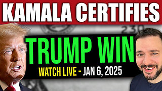 WATCH: Kamala Has to Certify Trump VICTORY (Live)