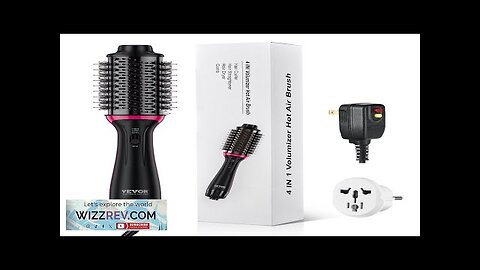 VEVOR Hair Blow Dryer Brush Dual Voltage Hot Air Styler with 2.56" Review