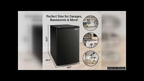 Igloo 3.2 Cu.Ft. Single Door Compact Refrigerator with Freezer - Slide Out Review