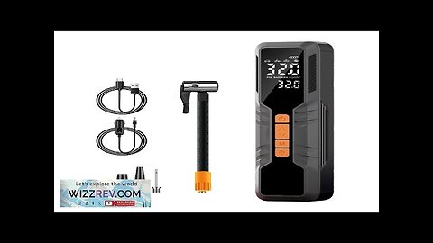 150Psi Portable Smart Electric Air Pump Power Bank Preset Tire Pressure 6000mAh Review