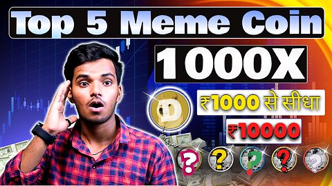 Top 5 Meme coins 2025 | best meme coin 1000X | top 5 meme coin | Best meme coin for 2025 | Meme coin