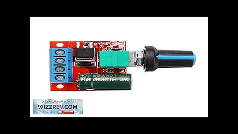 DC 5V To DC 35V 5A 90W Mini DC Motor PWM Speed Review