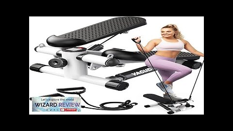 Steppers for Exercise at Home Mini Stair Stepper with Resistance Bands Portable Review