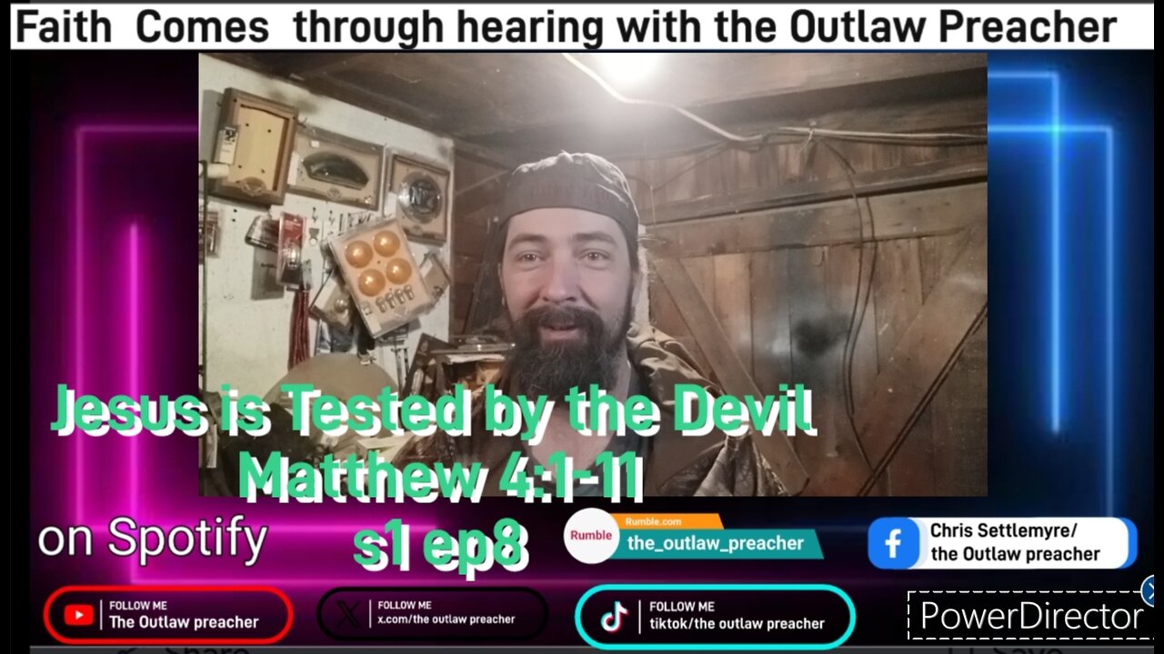 Jesus tested by the Devil Matthew 4:1-11