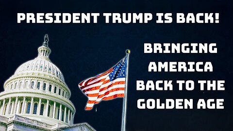 PRESIDENT TRUMP IS BACK!