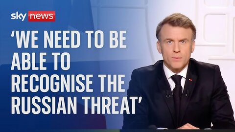 Genocide Enabler French President Macron Addressed All Europeans To Prepare For War With Russia