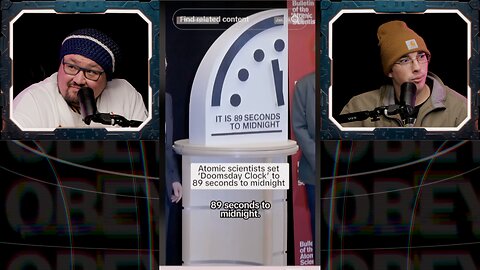 ☢️ATOMIC Doomsday Clock is at 89 seconds - Is it too LATE☢️