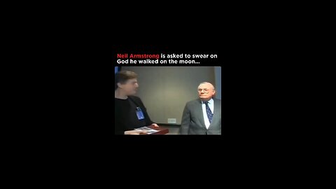 Neil Armstrong is refusing to swear on the bible