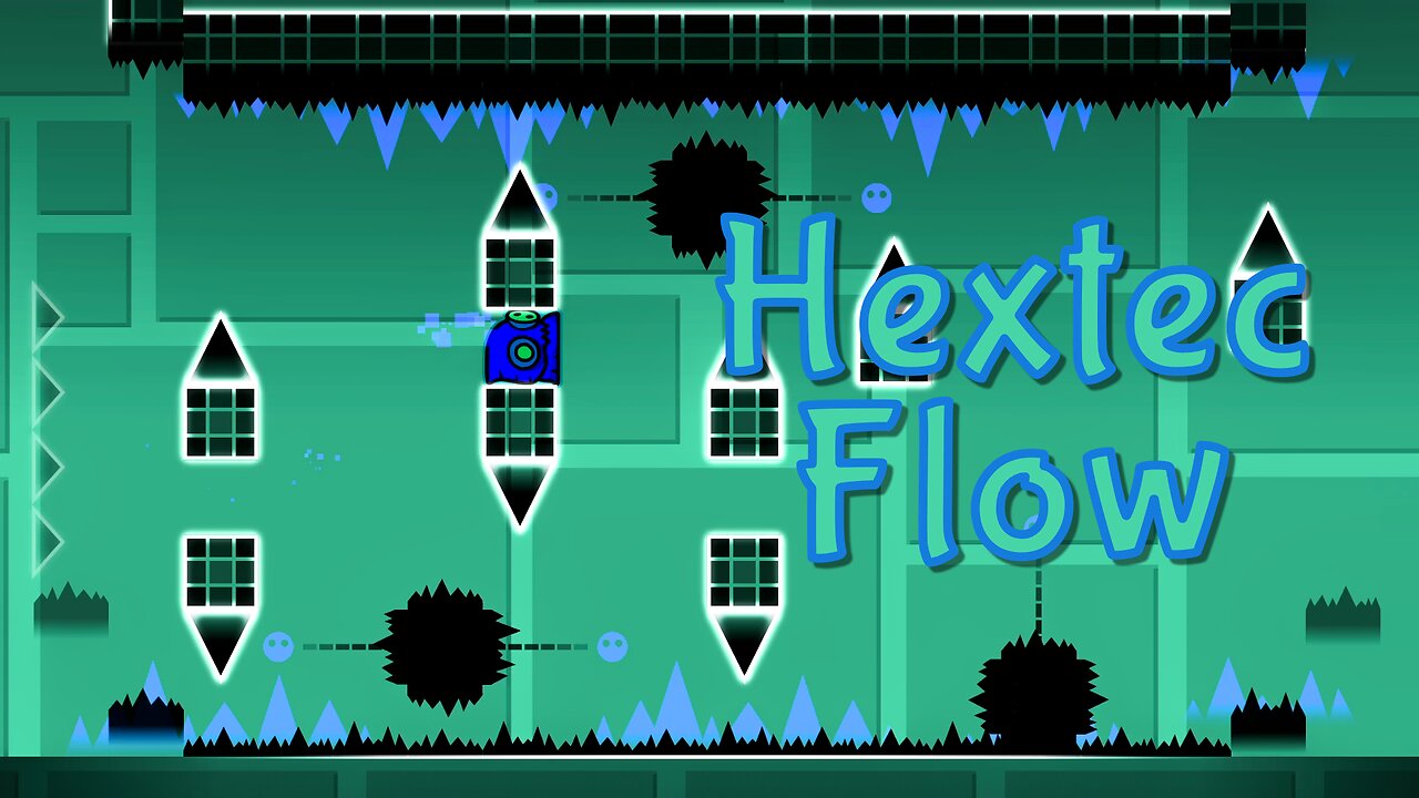 "Hextec Flow" (Demon) 100% by TheRealDarnoc | Geometry Dash