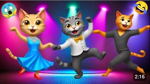 Funny Cat Dance Video 😅 #ai #cat #aicat #catstory #shorts #catvideos