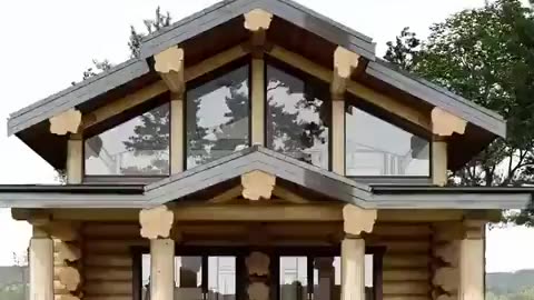 This log cabin is on a whole nother level