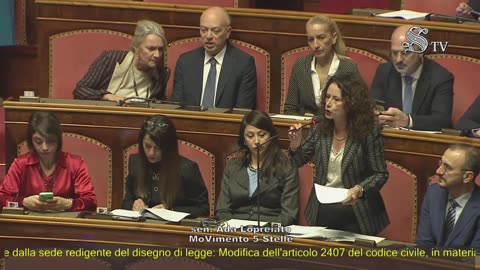 Ada Lopreiato - Intervento in Senato (12.03.25)