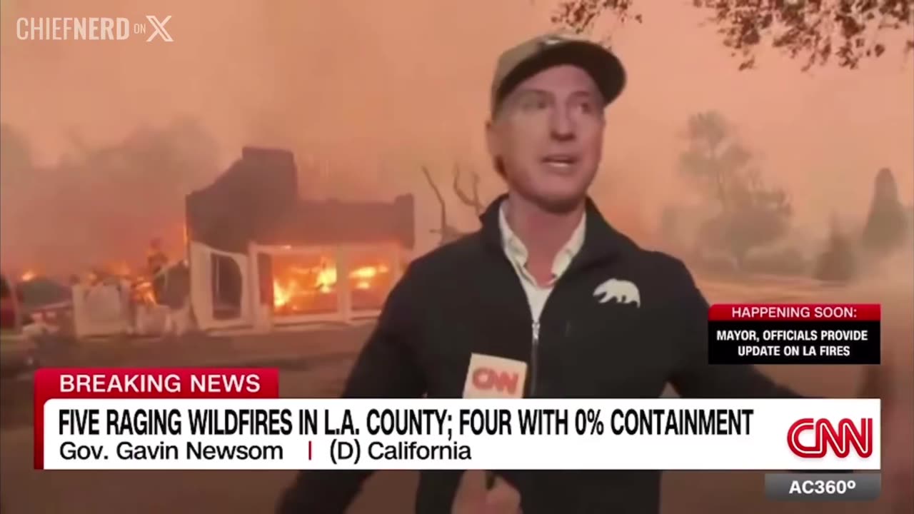 Gov. Newsom on LA not having water in its fire hydrants: Not my job