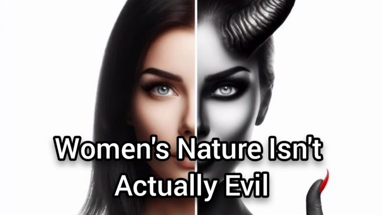 Women's Nature Isn't Actually Evil (They're Just Low IQ With Privilege)