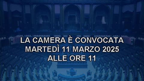 Roma - Camera - 19° Legislatura - 444° seduta -1- (11.03.25)
