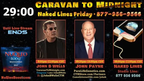 Naked Lines Friday - John B Wells LIVE