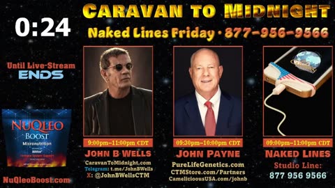 Naked Lines Friday - John B Wells LIVE