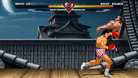 BRUCE LEE vs ROCKY BALBOA - (Hardest AI)