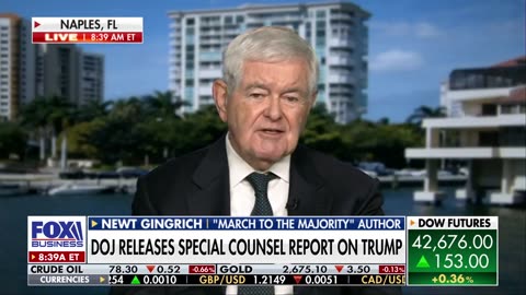 🚨 Gingrich rips 'destructive anti-constitutional figure' Jack Smith amid Trump report