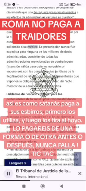 Los MEDICOS seran RESPONSABLES penalmente por los daños CONFIRMADO¡¡¡