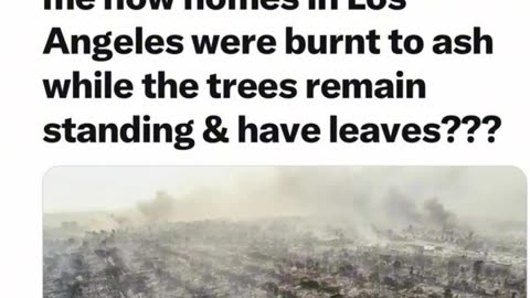 Wildfires In Los Angles is all part of a bigger plan