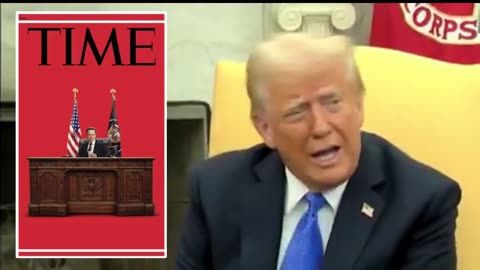 Trump responds to TIME cover depicting Musk as president - "TIME is still in business?"