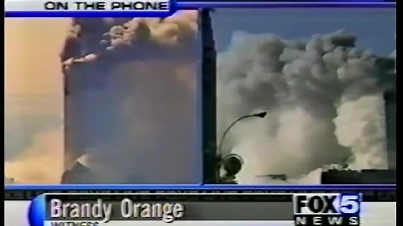 911 South Tower Demolition - First Eyewitness Call To WNYW Slips 1004 am